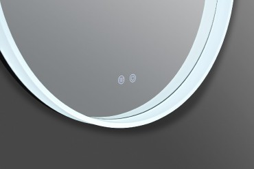 Inspiro Design Luce Smart, k�r alak� okos t�k�r, keretvil�g�t�ssal, 25W, 70x70 cm