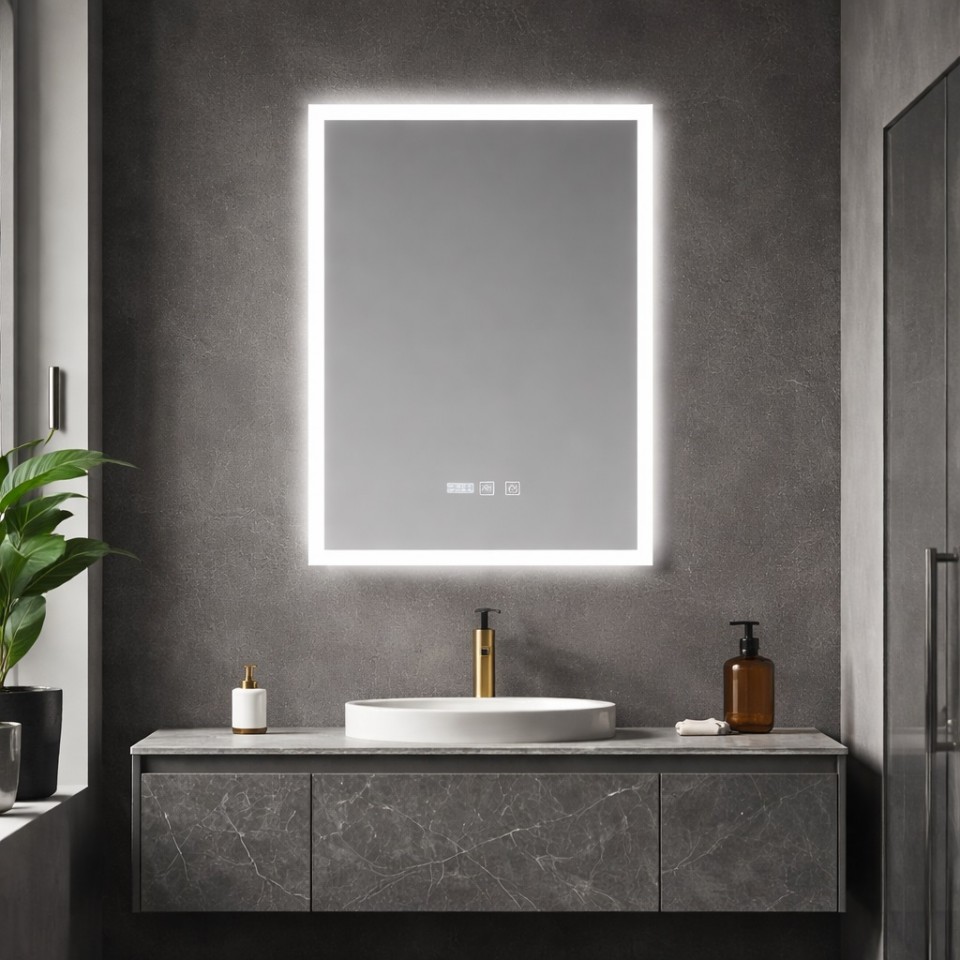 AD LED-472, �ll� t�k�r, keretvil�g�t�ssal, sz�gletes, 36W, 50x70 cm