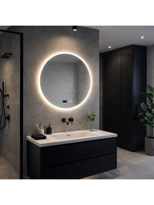 Inspiro Desing, Zonetto Smart, k�r alak� okos t�k�r, keretvil�g�t�ssal, 25W, 80x80 cm