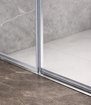 Zuhanykabin, AD LC-9001 aszimmetrikus tol�ajt�s, 6 mm �veg, 140x80 cm