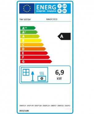 Warnex, Magic stove Eco kandall�, 6,9 kW, bord�