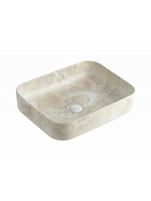 Mosd, Bathco Dallas Rectangular Travertino 50*39*13 cm I.o. 7057