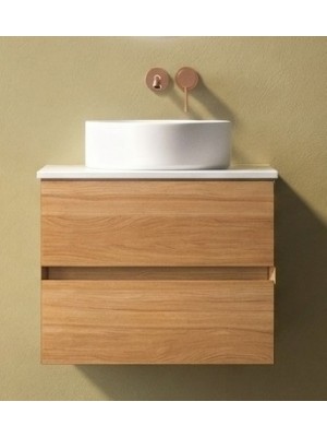 A.D. Mina, f�rd�szobaszekr�ny mosd�val, kih�zhat� fi�kokkal, t�lgy, 60x50 cm, F-5129