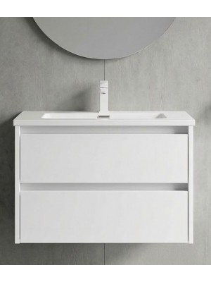 A.D. Linea, f�rd�szobaszekr�ny mosd�val, kih�zhat� fi�kokkal, feh�r, 60x46 cm, F-503