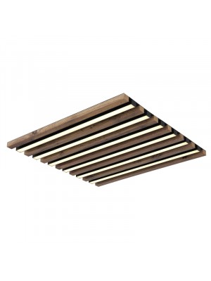 Globo, Hayden, mennyezeti l�mpa 45x45 cm, MDF Fa, 67347D2