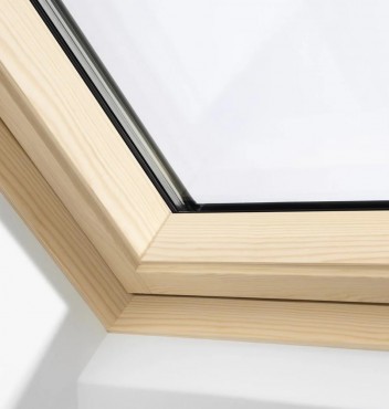 Velux, Felny�l� tet�ablak GNL MK06 1064, 3-r�teg� �veg, lakkozott fa, 78x118 cm