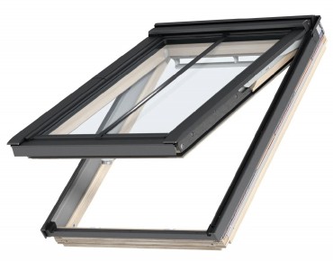 Velux, Felny�l� tet�ablak GNL MK06 1064, 3-r�teg� �veg, lakkozott fa, 78x118 cm