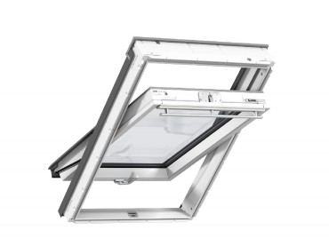 Velux, Tet�ablak GLU MK06 0085B, m�anyag bevonat fa maggal, als� kilincses 78x118 cm