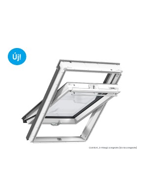 Velux, Tet�ablak GLU MK08 0085B, m�anyag bevonat fa maggal, als� kilincses 78x140 cm