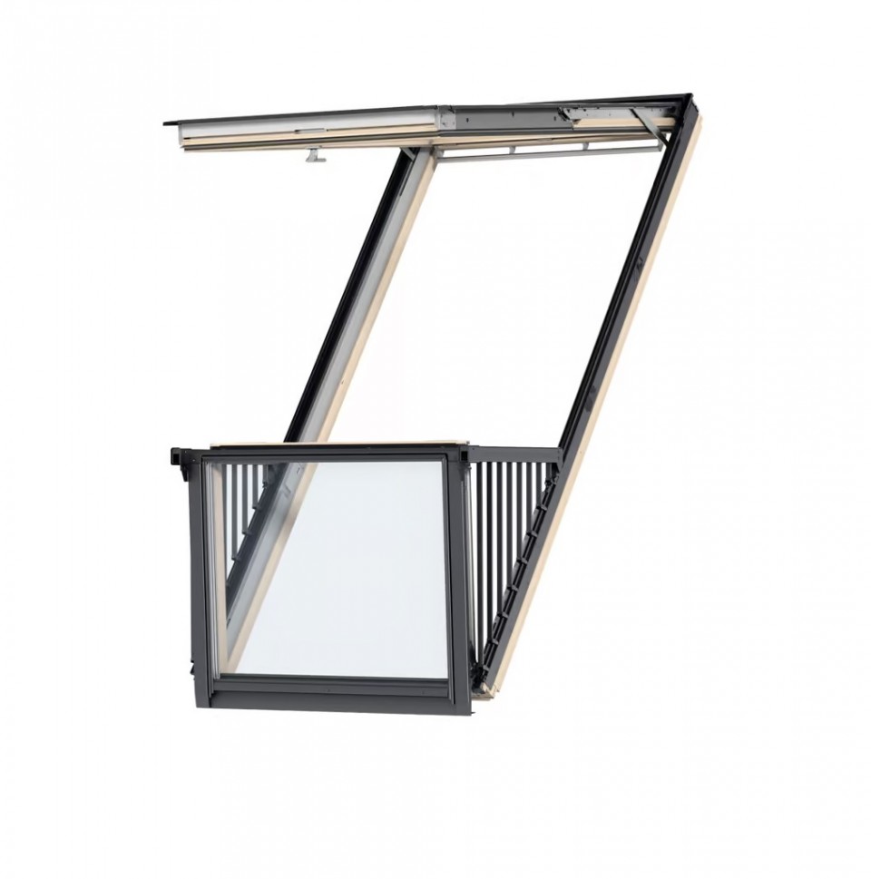 Velux, Tet�erk�ly, GDL PK19 3066 lakkozott fa, 3-r�teg� �veg, 94,2x252 cm