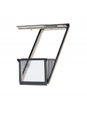 Velux, Tet�erk�ly, GDL PK19 3066 lakkozott fa, 3-r�teg� �veg, 94,2x252 cm
