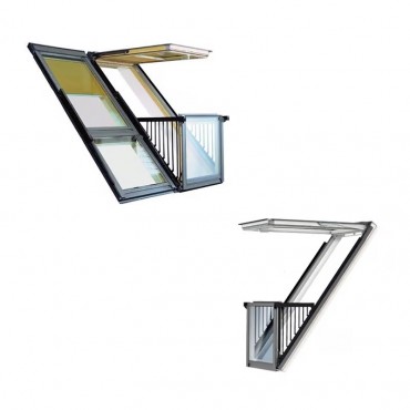 Velux, Tet�erk�ly, GDL PK19 3066 lakkozott fa, 3-r�teg� �veg, 94,2x252 cm