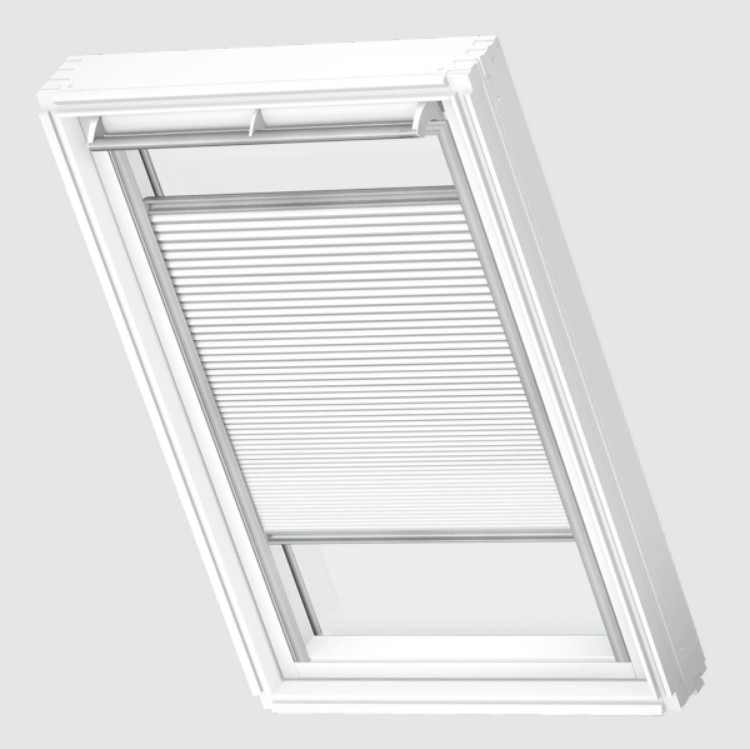 Velux, K�ls� h�v�d� �s F�nyz�r� dupla plisz� csomag FOP MK08 feh�r s�n standard sz�n, MK08 m�ret� ablakra