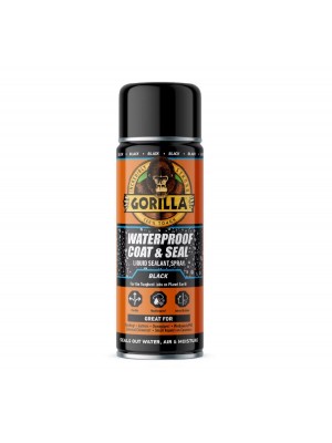 T�m�t� spray, Gorilla Coat & Seal, v�z�ll� bevonat �s t�m�t� spray, fekete, 450ml, 115173