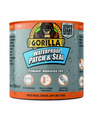 Ragaszt�szalag, Gorilla Waterproof Tape, v�z�ll�, foltoz� �s t�m�t�, 2,4m x 100mm, �tl�t 3044751 