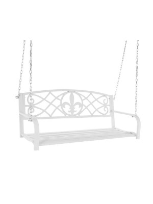 Rojaplast, Abea kerti hinta, ac�l, 127x56x52 cm, feh�r