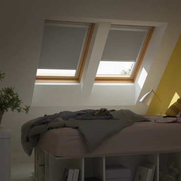 Velux, Basic f�nyz�r� rol�, DBL MK06 4230 alu s�n, 78x118 cm