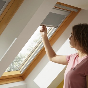 Velux, Basic f�nyz�r� rol�, DBL MK06 4230 alu s�n, 78x118 cm