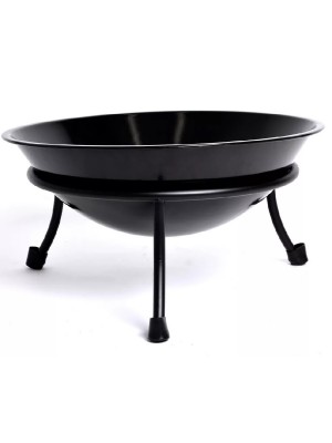 Rojaplast Etna, t�zrak�hely, f�m grillr�ccsal, 60 cm �tm, f�nyes fekete