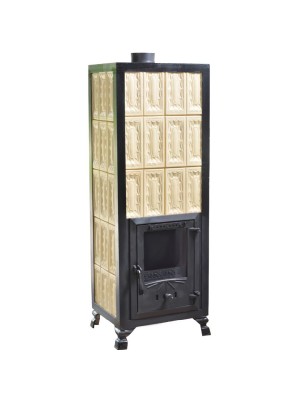 Warnex, Erd�lyi Vulkano Plusz 5S cser�pk�lyha, rusztikus, �p�tett, 5 soros, 9kw, kr�m