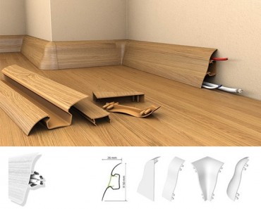 Szeg�lyl�c, PVC, SLK50 Michigan t�lgy W216 (2,5 m/sz�l)