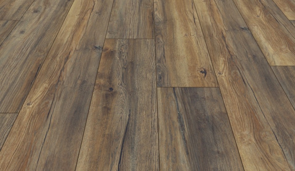 Lamin�lt padl�, Swiss Krono Tex, My Floor, COTTAGE, MV820 Harbour Oak, 8 mm