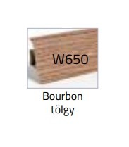 Szeglylc,  PVC, SLK50 Bourbon tlgy W650 (2,5 m/szl)