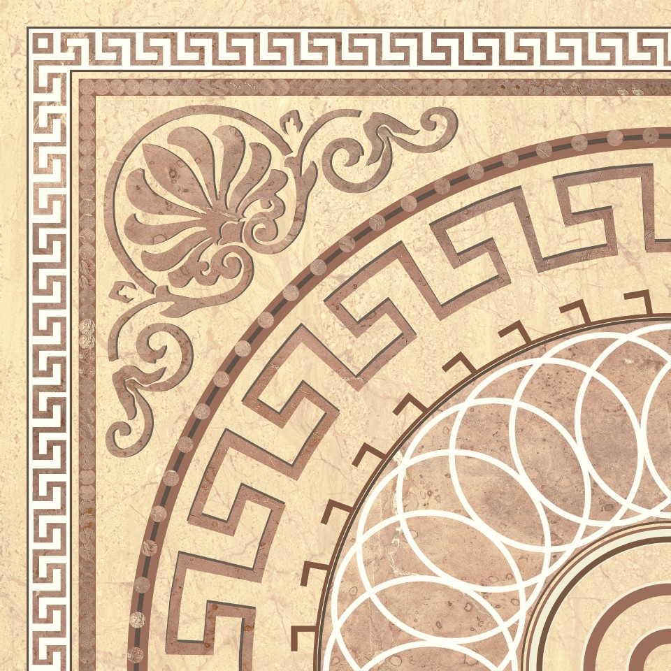 Padllap, KAI Group, Orient Beige 9557, 45x45 cm