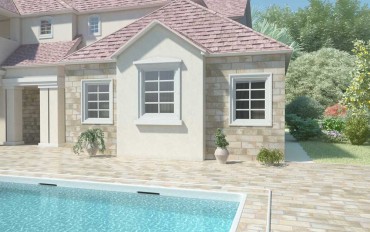 Padllap/Falburkol, Kai by Marazzi, Castra Beige 15,5*60,5 cm 9298 I.o. OOP