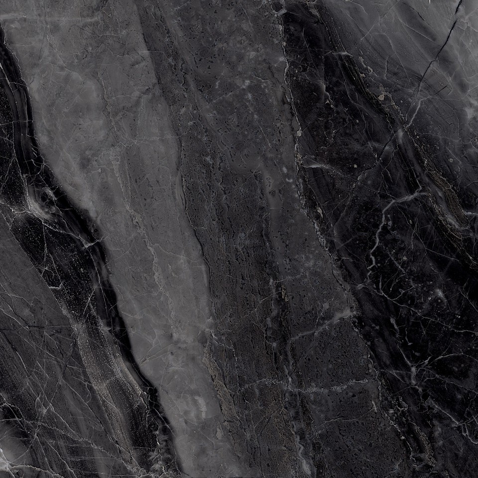 Padl�lap, Nextile, Dylan Black, csiszolt magasf�ny� rektifik�lt, 60x60 cm