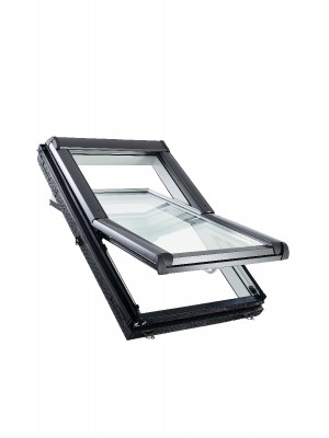 Roto, Tetőtéri ablak műanyag R49 K WD, 3-rétegű üveggel, Hőszigetelő Csomaggal, (5/7)