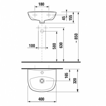 Jika, ZETA kzmos 40 cm, csaplyukkal H8153930001041 I.o