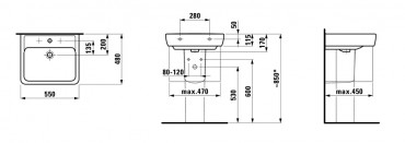 Laufen, PRO Mosd 55*48, H8189510001041