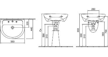 Alfldi, Bzis mosd 4191 55 01, 55*45 cm