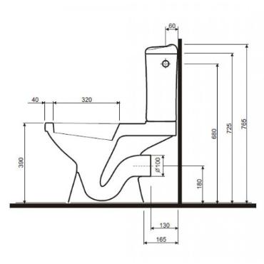 Kolo, Idol Monoblokkos Kombi Wc ll, htskifolys, 19011000