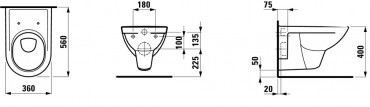 WC, Laufen, Pro H8209500000001, mlyblts, hts kifolys
