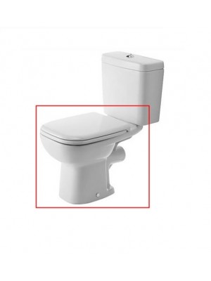 Duravit, D-Code ll WC, mlybts, hts kifolys, 21110900002