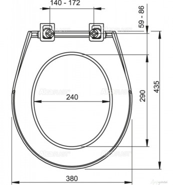 Alcaplast, A60 WC lke, Antibakterilis