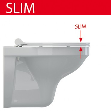 Alcaplast, A64SLIM WC lke, Slim Softclose, Duroplast