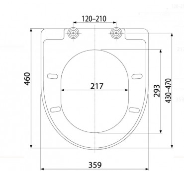 Alcaplast, A67 WC lke, Softclose, Duroplast