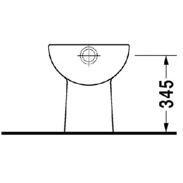 Duravit, D-Code ll WC, mlybts, als kifolys, 21100100002