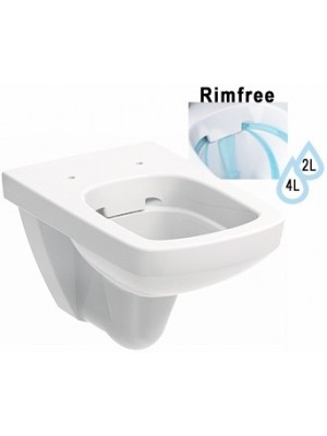 Keramag, KOLO Nova Pro, Fali WC, sz�gletes, 6l m�ly�bl�t�s�, �bl�t�perem n�lk�l M33123000