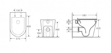 Wellis, Clement WC, ll, rimless, mlyblts, hts kifolys, WF00072 I.o.