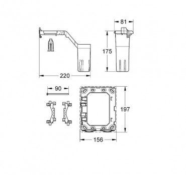 Grohe, Fresh, tszerelkszlet 38796000