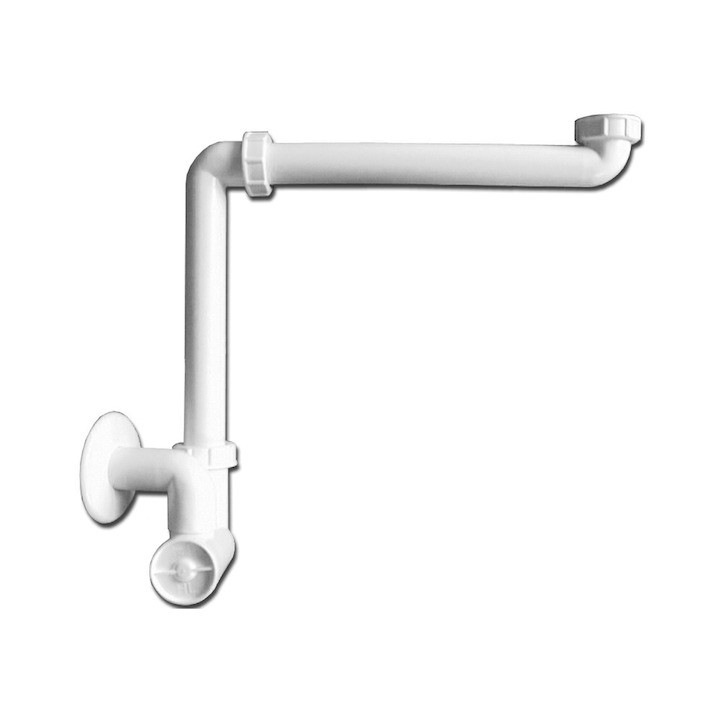 Jika, Helytakar�kos szifon, sarokszelep t�vols�g 20 cm, DN40, H8942460000001