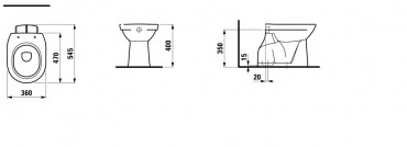 Laufen, Pro, WC ll, mlyblts, fggleges lefoly, H8219570000001