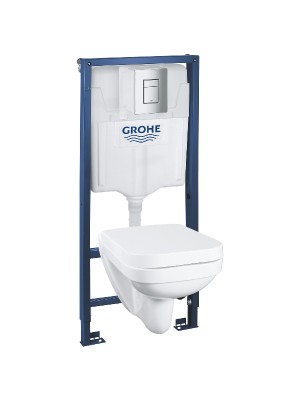 Grohe, Rapid SL szerelszett, Rimless WC-vel, lkvel, nyomlappal, 39552000