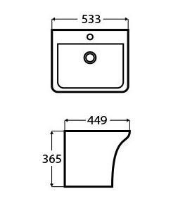 Wellis, Freesia, mosd, 47,5 cm, fali, WF00051