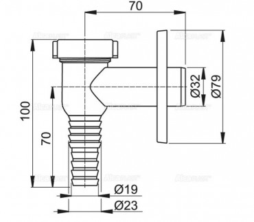 Alcaplast, APS1 Mosgp szifon, krm