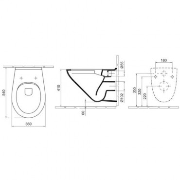 Alfldi, Optic, fali WC, mlyblts, 7047 R0 01